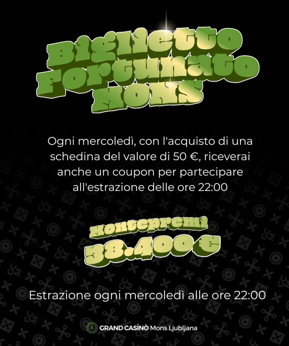 Biglietto Fortunato MONS