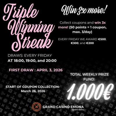 TRIPLE WINNING STREAK