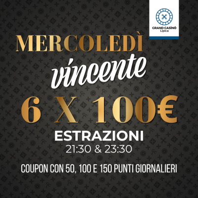 MERCOLEDI VINCENTE